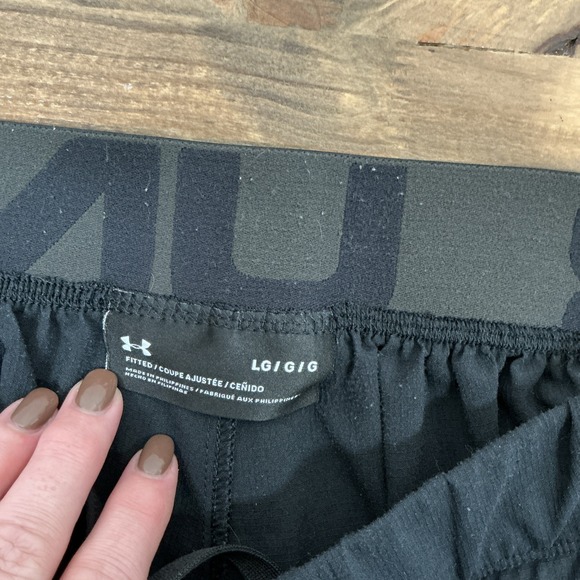 Under Armour Men's UA Unstoppable Tapered Pants Black Size Large Style 1328698 - Picture 7 of 12